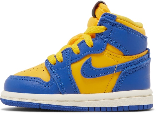 (Toddler) Air Jordan 1 High OG 'Game Royal and Varsity Maize' FD2598-700 Lookbook (Toddler) Air Jordan 1 High OG 'Game Royal and Varsity Maize' FD2598-700
