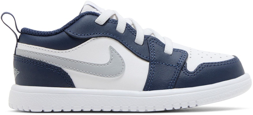 (Toddler) Air Jordan 1 Low ALT 'Midnight Navy Wolf Grey' DR9747-141 Buy (Toddler) Air Jordan 1 Low ALT 'Midnight Navy Wolf Grey' DR9747-141