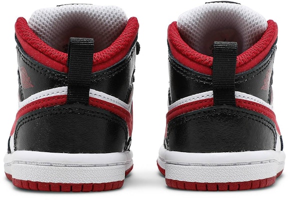 (TD) Air Jordan 1 Mid 'Hitam Gym Merah' 640735-122 Details for (TD) Air Jordan 1 Mid 'Hitam Gym Merah' 640735-122