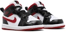 Cheap (TD) Air Jordan 1 Mid 'Hitam Gym Merah' 640735-122