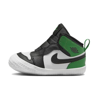 (TD) Jordan 1 Mid 'Black Lucky Green'