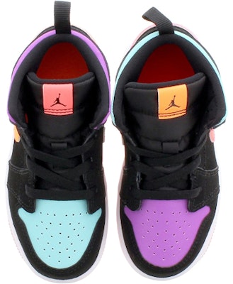 (TD) Air Jordan 1 中帮“黑色多彩” 640735-083 Lookbook (TD) Air Jordan 1 中帮“黑色多彩” 640735-083