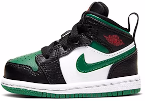 (Toddler) Air Jordan 1 Mid 'Black Pine Green' 640735-067 (Toddler) Air Jordan 1 Mid 'Black Pine Green' 640735-067