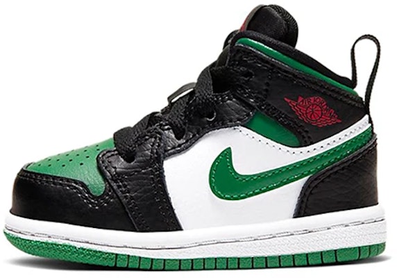 (Toddler) Air Jordan 1 Mid 'Black Pine Green' 640735-067 Buy (Toddler) Air Jordan 1 Mid 'Black Pine Green' 640735-067