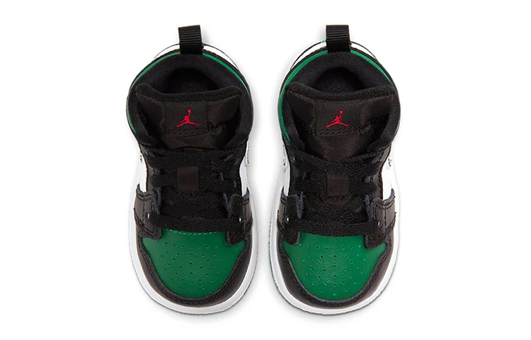 Lookbook (TD) Air Jordan 1 Mid 'Negro Verde Pino' 640735-067
