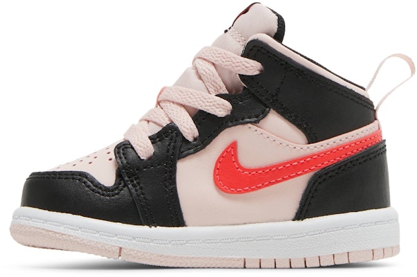 (TD) Air Jordan 1 Mid 'Negro Rosa Carmesí' 640735-604 Lookbook (TD) Air Jordan 1 Mid 'Negro Rosa Carmesí' 640735-604