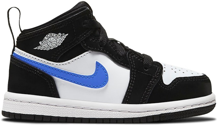 (TD) Air Jordan 1 Mid 'Hitam Racer Biru' 640735-084 Buy (TD) Air Jordan 1 Mid 'Hitam Racer Biru' 640735-084