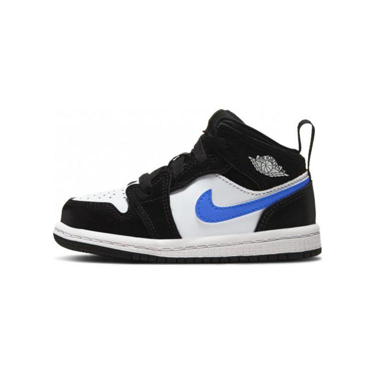 Buy (TD) Air Jordan 1 Mid 'Hitam Racer Biru' 640735-084