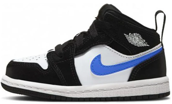 (TD) Air Jordan 1 Mid 'Hitam Racer Biru' 640735-084 Buy (TD) Air Jordan 1 Mid 'Hitam Racer Biru' 640735-084