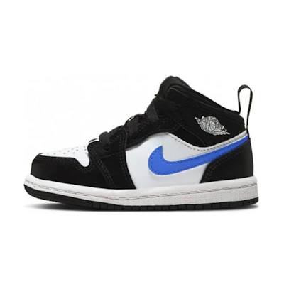 (TD) Jordan 1 Mid 'Black Racer Blue'