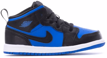 (Toddler) Air Jordan 1 Mid 'Black Royal Blue' DQ8425-042 (Toddler) Air Jordan 1 Mid 'Black Royal Blue' DQ8425-042