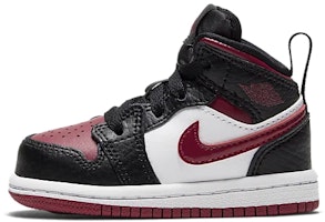 (Toddler) Air Jordan 1 Mid 'Bred Toe' 640735-066 (Toddler) Air Jordan 1 Mid 'Bred Toe' 640735-066