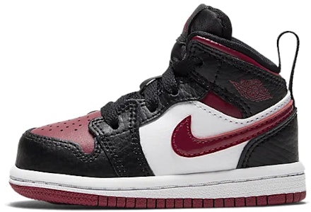 (TD) Air Jordan 1 Mid 'Bred Toe' Lelaki 640735-066 Buy (TD) Air Jordan 1 Mid 'Bred Toe' Lelaki 640735-066