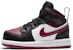 (TD) Air Jordan 1 Mid 'Bred Toe' Lelaki 640735-066