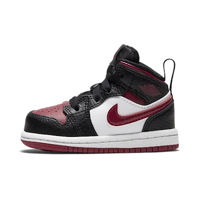 (TD) Jordan 1 Mid 'Bred Toe'