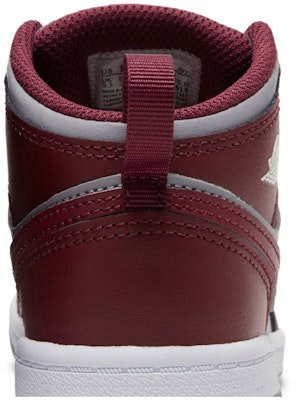 (小童) Air Jordan 1 Mid '櫻桃木紅' DQ8425-615 Sizing (小童) Air Jordan 1 Mid '櫻桃木紅' DQ8425-615