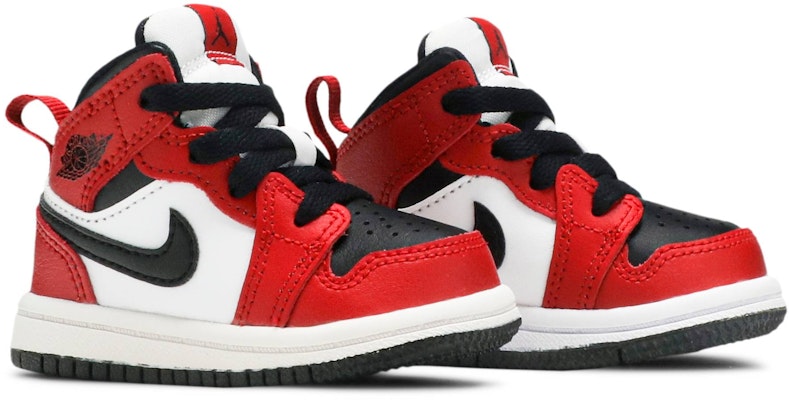 (TD) 에어 조던 1 미드 '시카고 블랙 토' 640735-069 Cheap (TD) 에어 조던 1 미드 '시카고 블랙 토' 640735-069