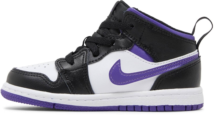 (TD) Air Jordan 1 Mid 'Dark Iris' Ungu Gelap 640735-095 Lookbook (TD) Air Jordan 1 Mid 'Dark Iris' Ungu Gelap 640735-095