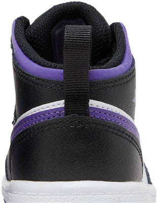 (TD) Air Jordan 1 Mid 'Dark Iris' Ungu Gelap 640735-095 Sizing (TD) Air Jordan 1 Mid 'Dark Iris' Ungu Gelap 640735-095