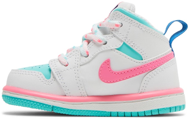 (TD) Air Jordan 1 Mid 'Merah Jambu Digital' 644507-102 Lookbook (TD) Air Jordan 1 Mid 'Merah Jambu Digital' 644507-102