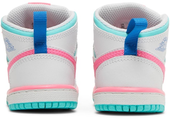 (TD) Air Jordan 1 Mid 'Merah Jambu Digital' 644507-102 Details for (TD) Air Jordan 1 Mid 'Merah Jambu Digital' 644507-102