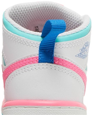 (TD) Air Jordan 1 Mid 'Merah Jambu Digital' 644507-102 Sizing (TD) Air Jordan 1 Mid 'Merah Jambu Digital' 644507-102