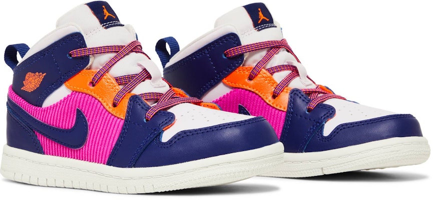 (TD) Air Jordan 1 Mid 'Fire Pink' Wanita 644507-602 Cheap (TD) Air Jordan 1 Mid 'Fire Pink' Wanita 644507-602