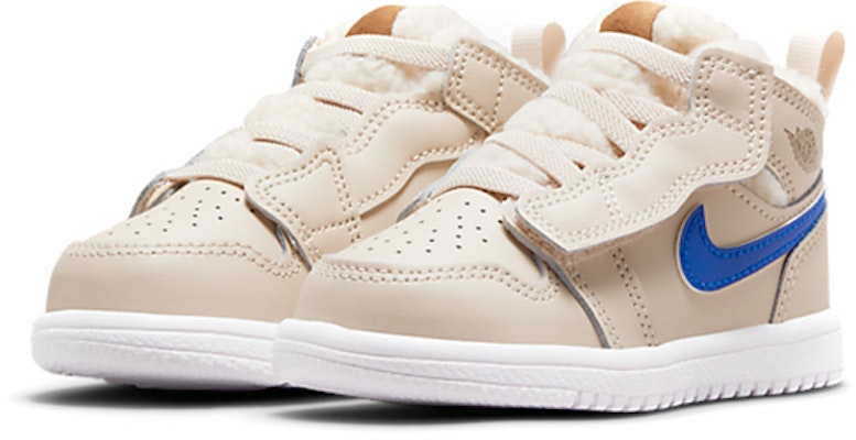 (TD) Air Jordan 1 Mid 'Fleece Pearl White' Putih Mutiara. DO2210-264 Lookbook (TD) Air Jordan 1 Mid 'Fleece Pearl White' Putih Mutiara. DO2210-264