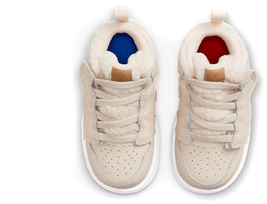 (TD) Air Jordan 1 Mid 'Fleece Pearl White' Putih Mutiara. DO2210-264 Shop (TD) Air Jordan 1 Mid 'Fleece Pearl White' Putih Mutiara. DO2210-264