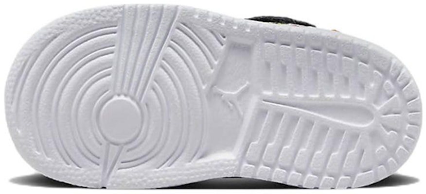 (TD) Air Jordan 1 Mid 'Bordado Floral/Blanco/Starfish' DR6964-100 Details for (TD) Air Jordan 1 Mid 'Bordado Floral/Blanco/Starfish' DR6964-100