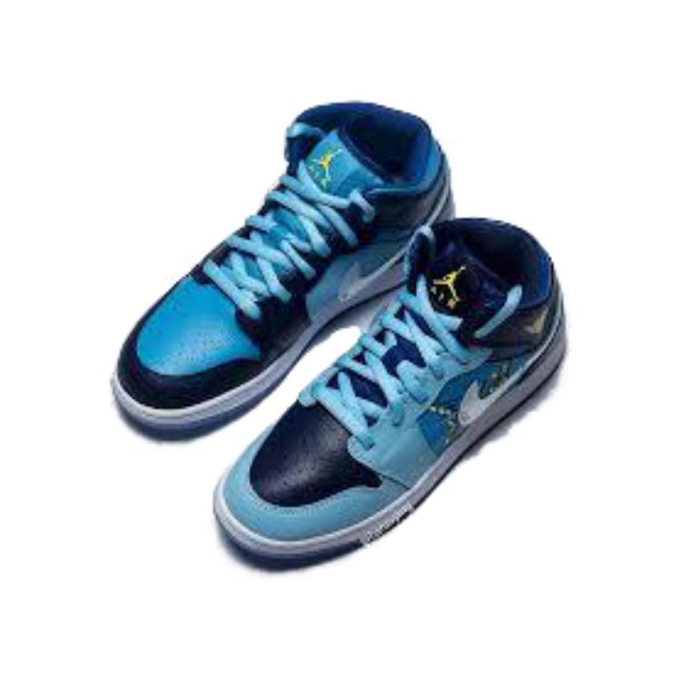 Lookbook (TD) Air Jordan 1 Mid 'Fly' Pria/Wanita Sneakers BV8175-400