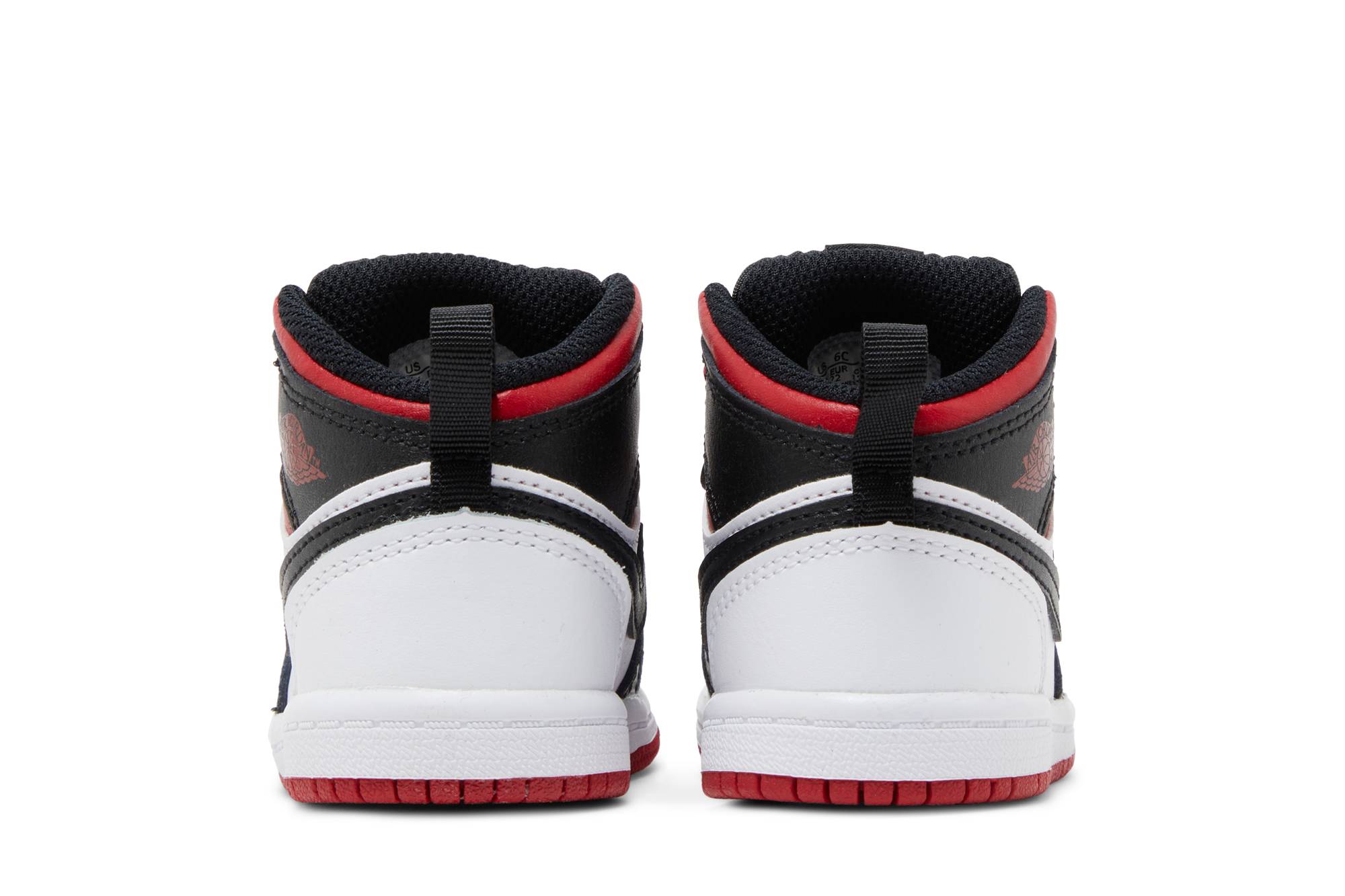 Details for (TD) Air Jordan 1 Mid 'Gym Merah Hitam Toe' DQ8425-106