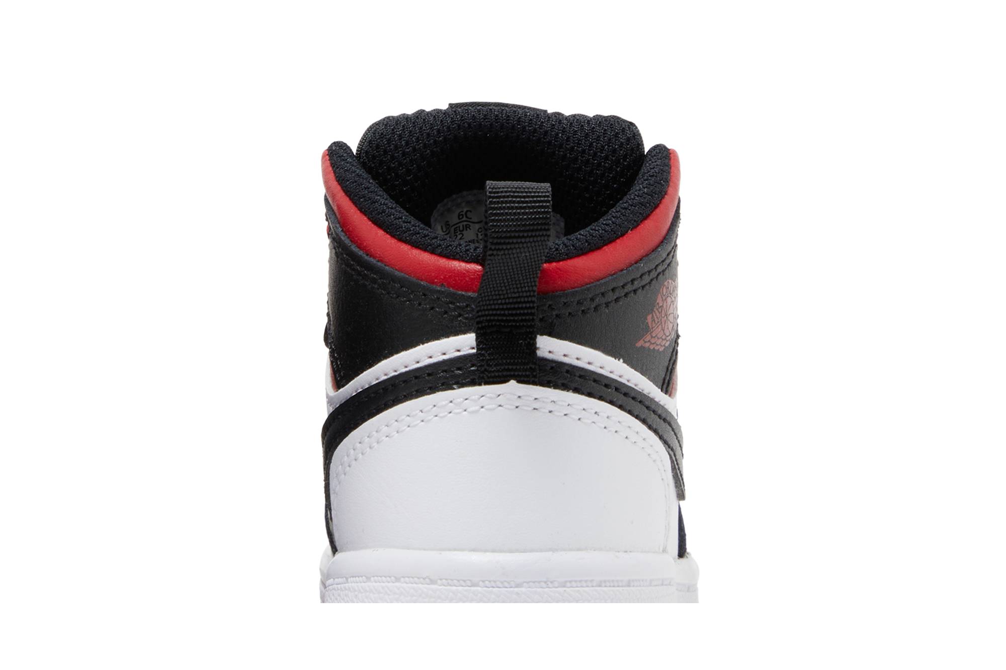 Sizing (TD) Air Jordan 1 Mid 'Gym Merah Hitam Toe' DQ8425-106
