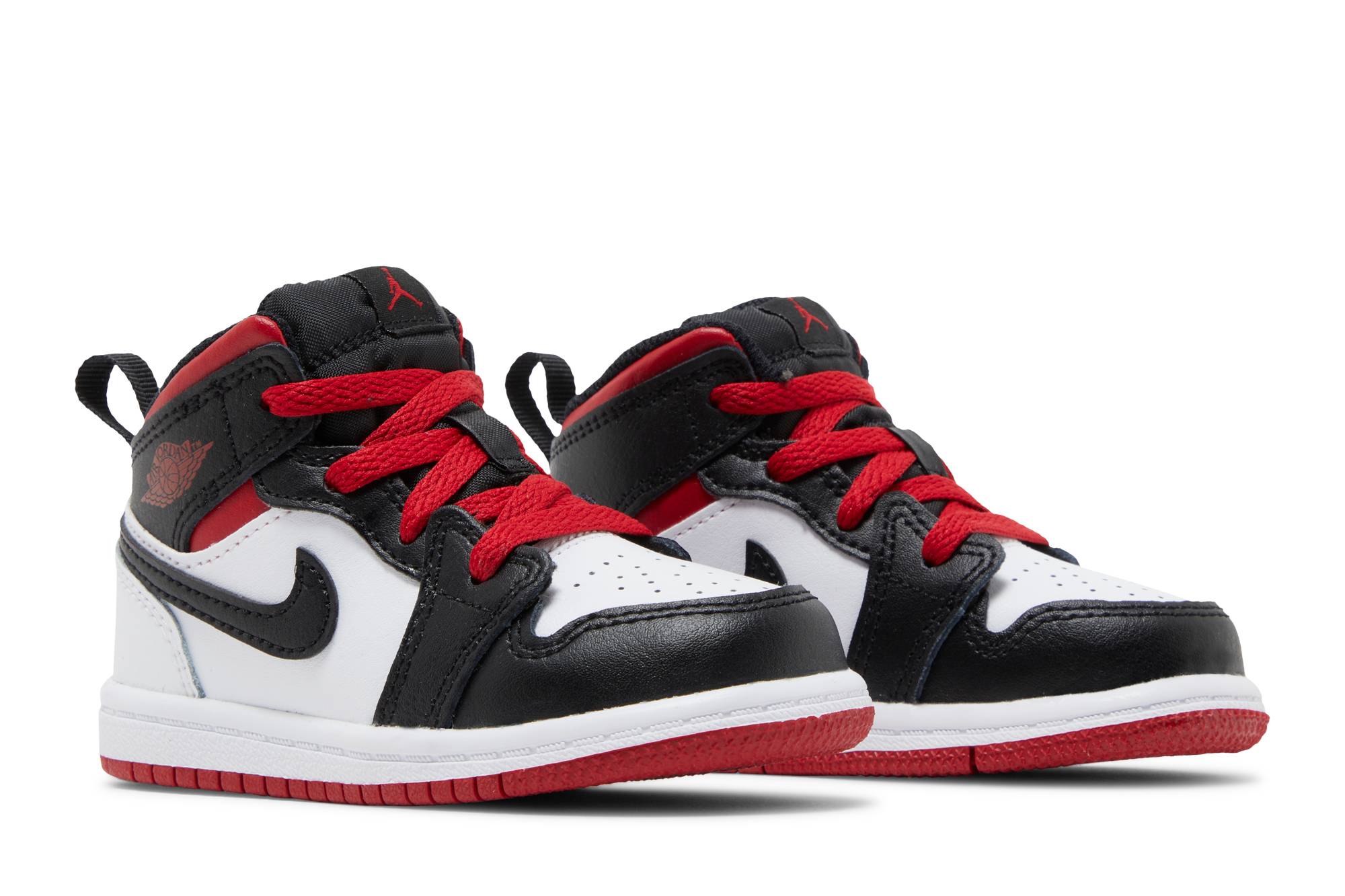 Cheap (TD) Air Jordan 1 Mid 'Gym Merah Hitam Toe' DQ8425-106