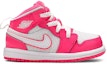 Buy (TD) Air Jordan 1 Mid 'Hyper Pink' Sepatu wanita 644507-611