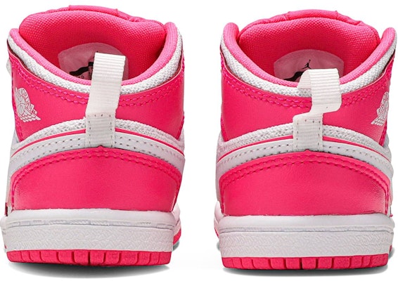 (TD) Air Jordan 1 Mid 'Hyper Pink' Sepatu wanita 644507-611 Details for (TD) Air Jordan 1 Mid 'Hyper Pink' Sepatu wanita 644507-611