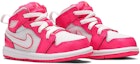 Cheap (TD) Air Jordan 1 Mid 'Hyper Pink' Sepatu wanita 644507-611