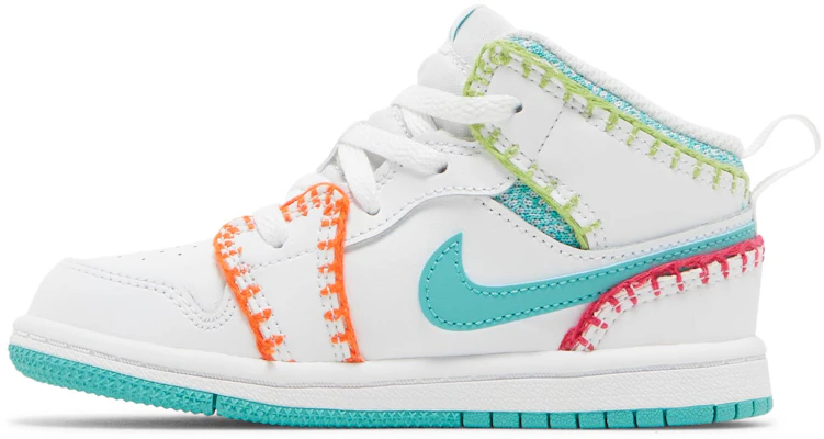 (TD) 에어 조던 1 미드 '니트' (Eeoh Jo Deo 1 Mideu 'Niteu') DM6220-100 Lookbook (TD) 에어 조던 1 미드 '니트' (Eeoh Jo Deo 1 Mideu 'Niteu') DM6220-100