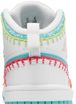 (TD) 에어 조던 1 미드 '니트' (Eeoh Jo Deo 1 Mideu 'Niteu') DM6220-100 Sizing (TD) 에어 조던 1 미드 '니트' (Eeoh Jo Deo 1 Mideu 'Niteu') DM6220-100