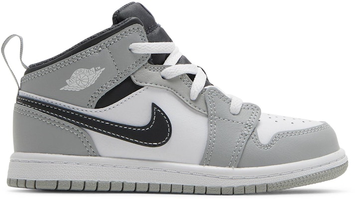 (Toddler) Air Jordan 1 Mid 'Light Smoke Grey' 640735-078 Buy (Toddler) Air Jordan 1 Mid 'Light Smoke Grey' 640735-078