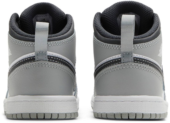 (Toddler) Air Jordan 1 Mid 'Light Smoke Grey' 640735-078 Details for (Toddler) Air Jordan 1 Mid 'Light Smoke Grey' 640735-078