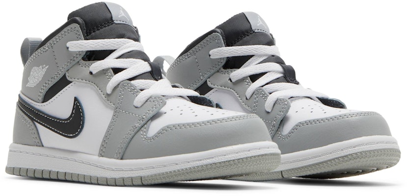 (Toddler) Air Jordan 1 Mid 'Light Smoke Grey' 640735-078 Cheap (Toddler) Air Jordan 1 Mid 'Light Smoke Grey' 640735-078