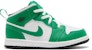 (TD) Air Jordan 1 Mid 'Lucky Green' Hijau Bertuah DQ8425-301