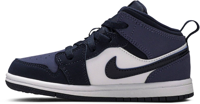 (TD) 에어 조던 1 미드 '옵시디언 샌디드 퍼플' 640735-445 Lookbook (TD) 에어 조던 1 미드 '옵시디언 샌디드 퍼플' 640735-445