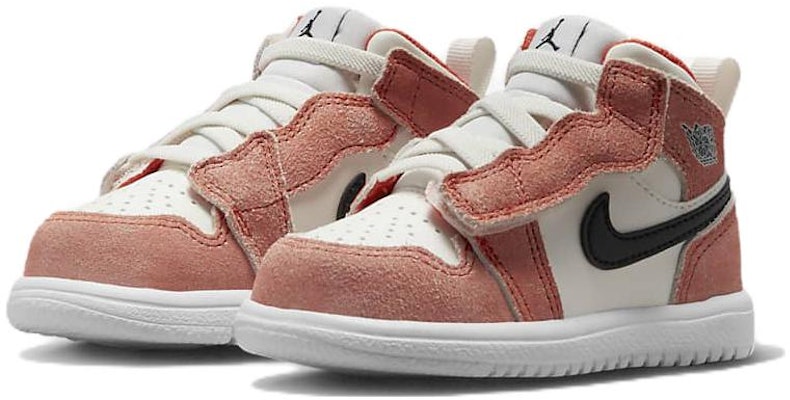 (Toddler) Air Jordan 1 Mid 'Orange Suede' DZ4469-800 Lookbook (Toddler) Air Jordan 1 Mid 'Orange Suede' DZ4469-800