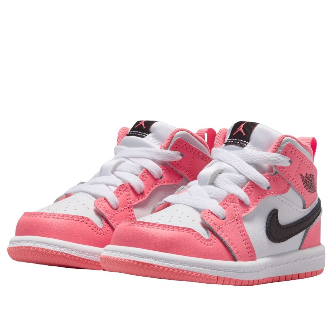 Shop (TD) Air Jordan 1 中帮 ''粉色凝视 黑白'' DQ8425-602