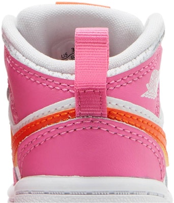 (TD) Air Jordan 1 Mid 'Pinksicle Orange' Wanita DX3239-681 Sizing (TD) Air Jordan 1 Mid 'Pinksicle Orange' Wanita DX3239-681