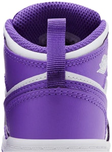 嬰兒 Jordan Air Jordan 1 舒適簡約 防滑耐磨 學步鞋 白紫色 Sizing 嬰兒 Jordan Air Jordan 1 舒適簡約 防滑耐磨 學步鞋 白紫色