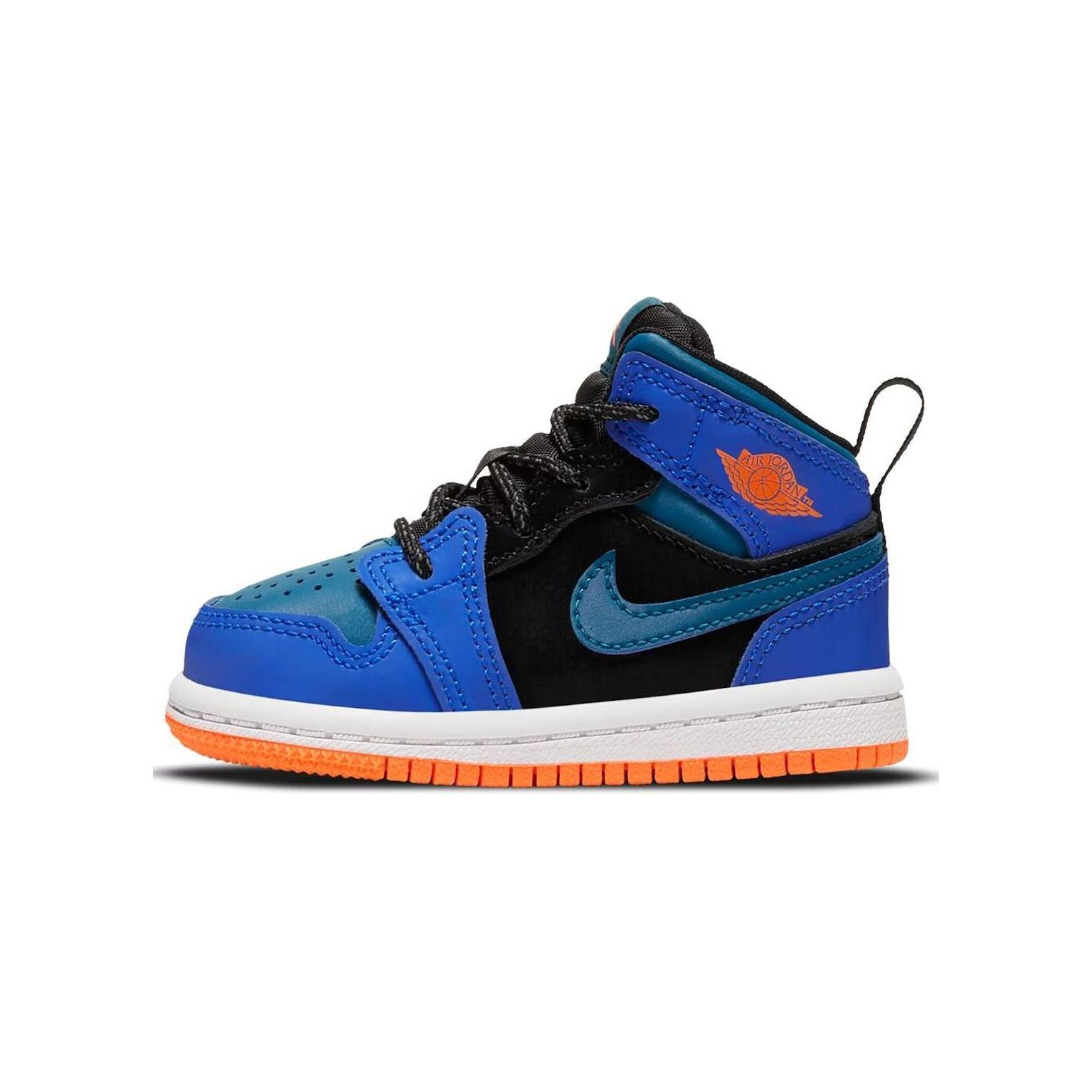 Buy (TD) Air Jordan 1 Mid 'Azul Racer y Verde Abismo'. 640735-440