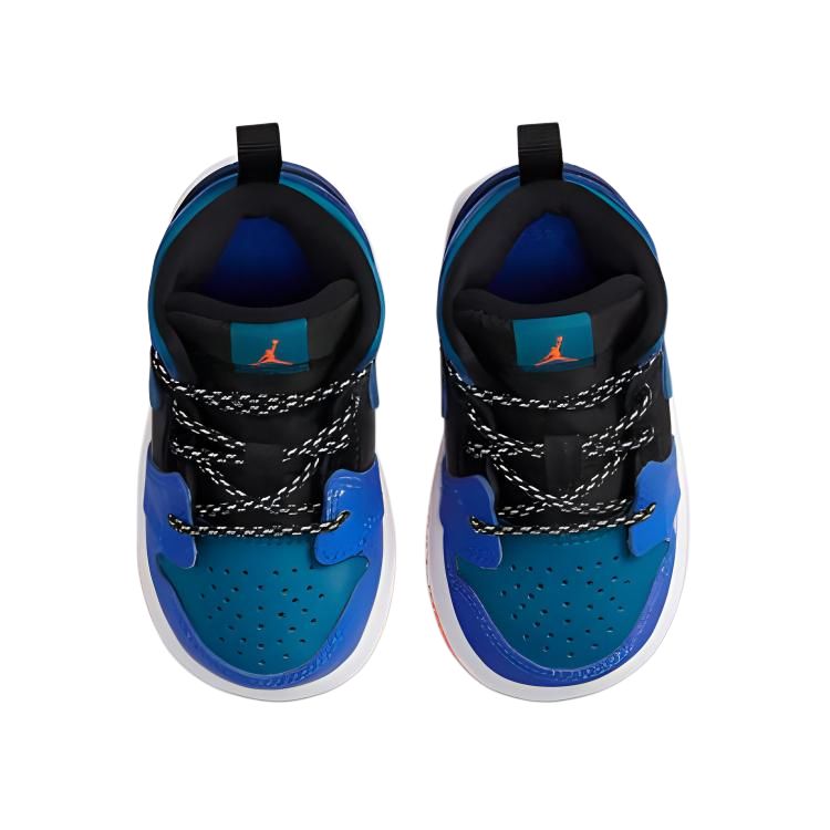 Lookbook (TD) Air Jordan 1 Mid 'Azul Racer y Verde Abismo'. 640735-440